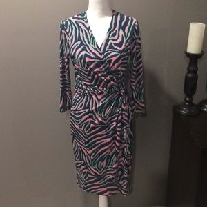 Anne Klein faux wrap dress